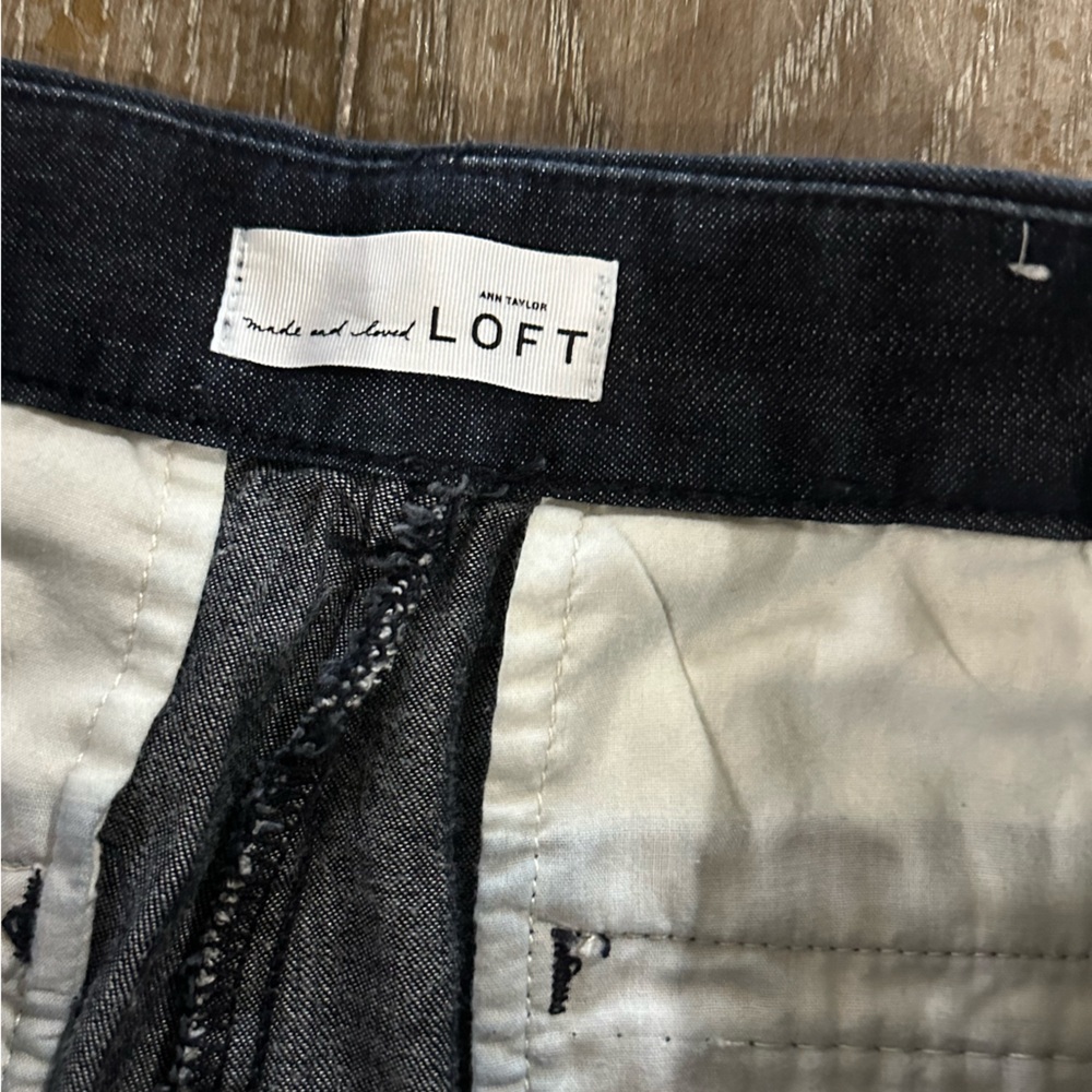 LOFT Indigo Denim Shorts - Picture 4 of 8